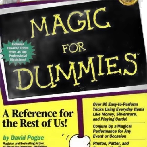 magic, dummies, book, cover transparent PNG cut-out