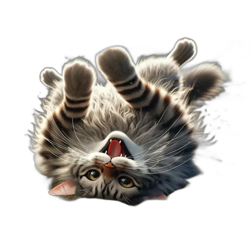 creature, animal, staff, photorealistic transparent PNG cut-out