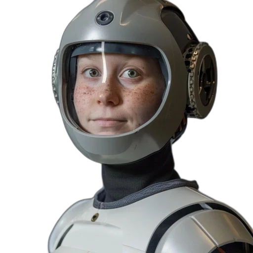 robot, face, staff, mask transparent PNG cut-out