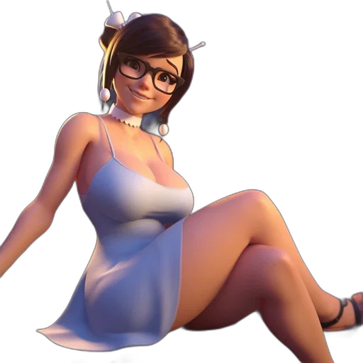 dress, staff, robot, concept art transparent PNG cut-out