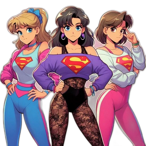 comic book art, cartoon, anime, concept art transparent PNG cut-out