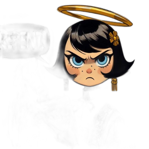 crown, staff, concept art, pixel art transparent PNG cut-out
