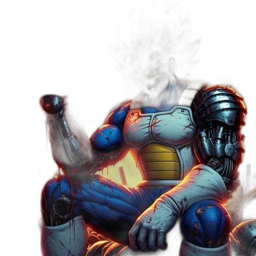 comic book art, concept art, fantasy art, 3d render transparent PNG cut-out