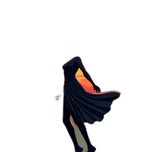 shoes, creature, dress, hat transparent PNG cut-out