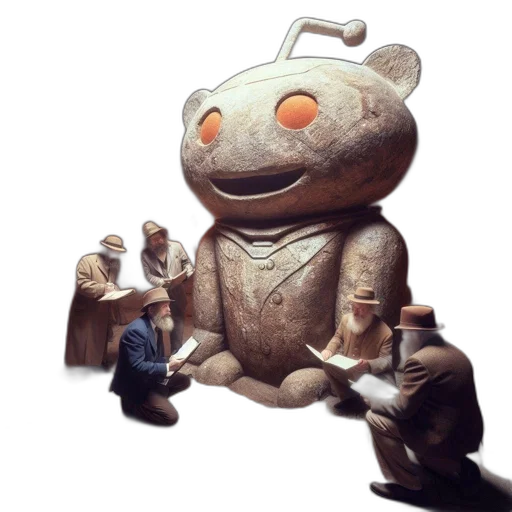 robot, staff, creature, mask transparent PNG cut-out