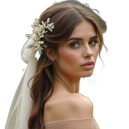 crown, jewelry, dress, face transparent PNG cut-out