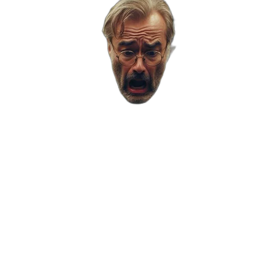 face, mask, staff, creature transparent PNG cut-out