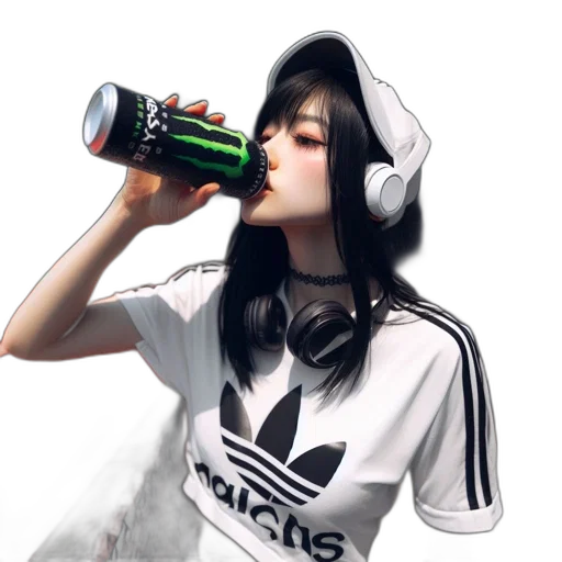 bottle, jacket, robot, dragon transparent PNG cut-out