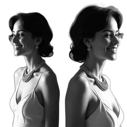 jewelry, dress, face, crown transparent PNG cut-out