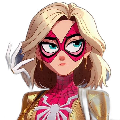 mask, comic book art, cartoon, concept art transparent PNG cut-out