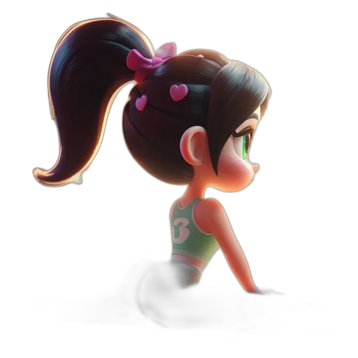 dress, 3d render, concept art, cartoon transparent PNG cut-out