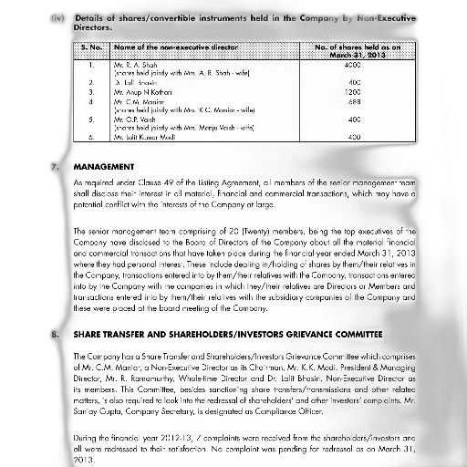 document, titled, details, shares transparent PNG cut-out