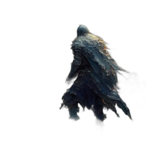dragon, creature, sword, jacket transparent PNG cut-out