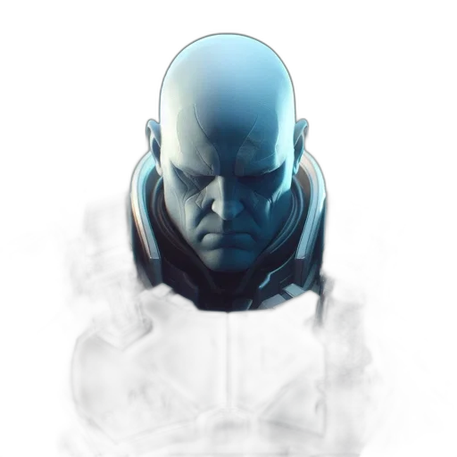 robot, face, mask, jacket transparent PNG cut-out