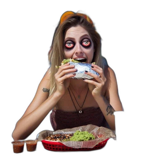 food, mask, face, creature transparent PNG cut-out