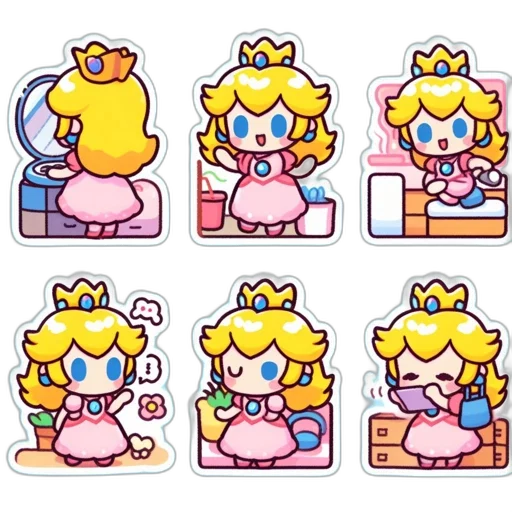 crown, dress, pixel art, concept art transparent PNG cut-out