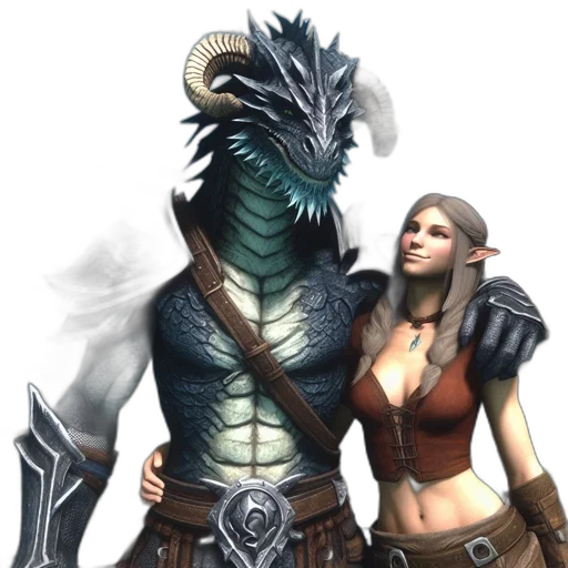 dragon, staff, fantasy art, concept art transparent PNG cut-out