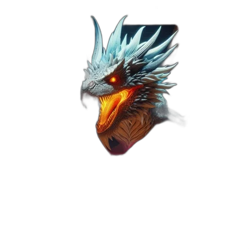 dragon, mask, creature, animal transparent PNG cut-out