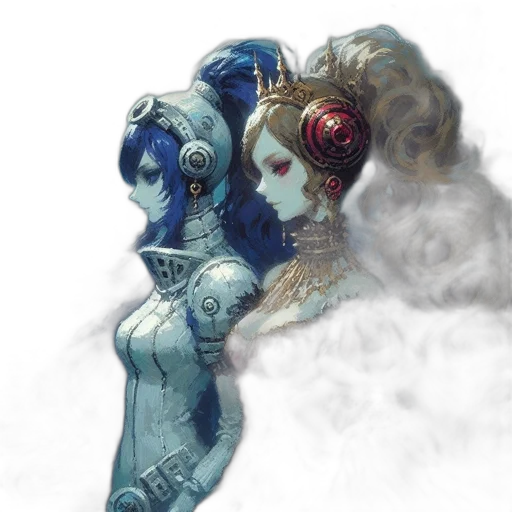 mask, robot, face, crown transparent PNG cut-out