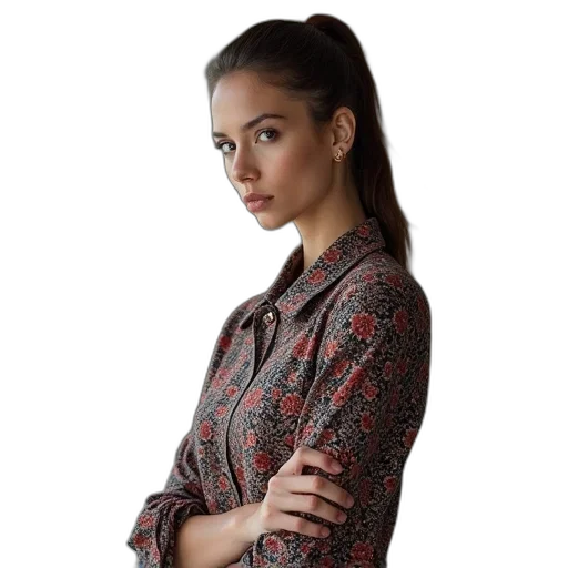 jacket, dress, staff, jewelry transparent PNG cut-out