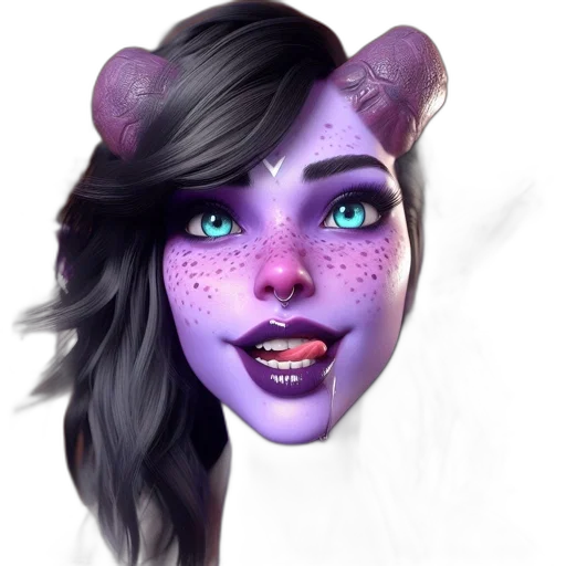 mask, face, creature, dragon transparent PNG cut-out