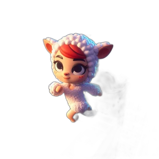 creature, animal, staff, hat transparent PNG cut-out