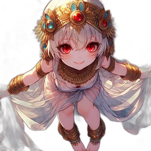 crown, dragon, staff, dress transparent PNG cut-out