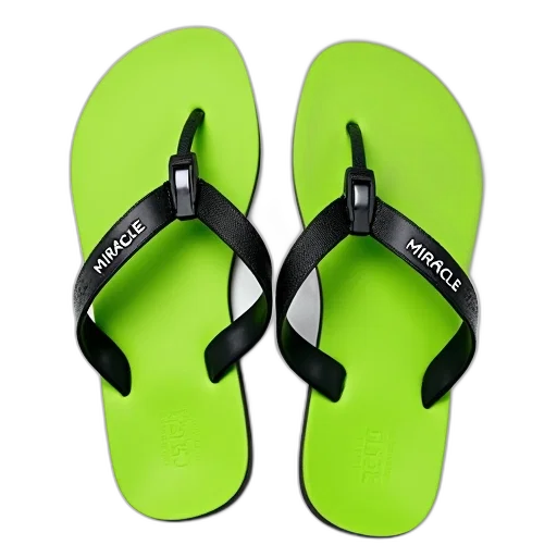 shoes, green, neon, pair transparent PNG cut-out