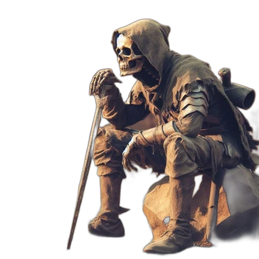 staff, mask, weapon, concept art transparent PNG cut-out