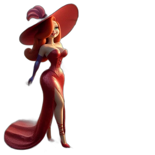 dress, hat, staff, crown transparent PNG cut-out
