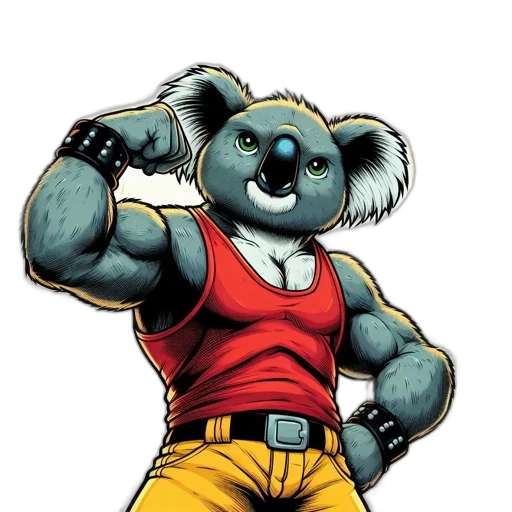 staff, animal, comic book art, concept art transparent PNG cut-out