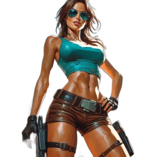 weapon, comic book art, concept art, cyberpunk transparent PNG cut-out