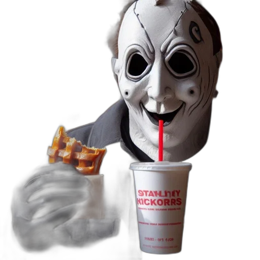 robot, food, mask, creature transparent PNG cut-out
