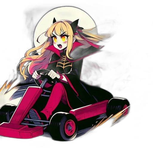 car, concept art, anime, cartoon transparent PNG cut-out