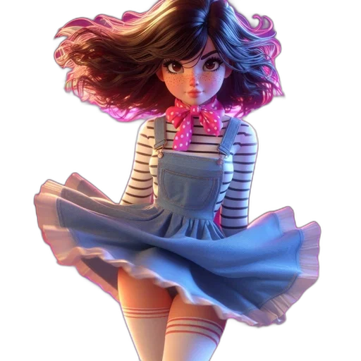 dress, hair, robot, face transparent PNG cut-out