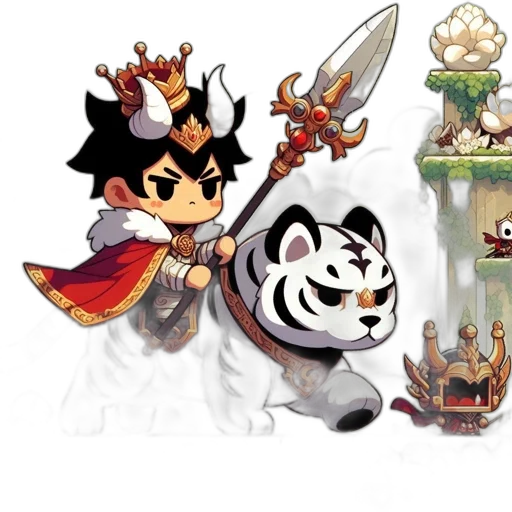 concept art, fantasy art, pixel art, comic book art transparent PNG cut-out