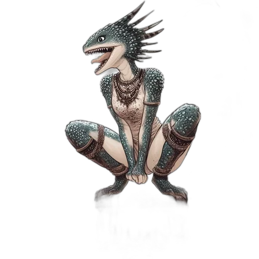 dragon, creature, jewelry, animal transparent PNG cut-out