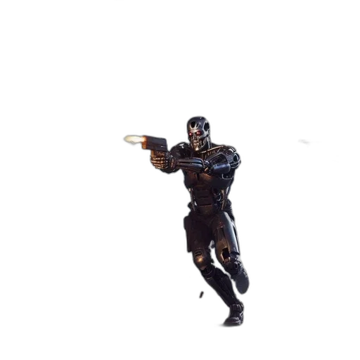 weapon, robot, sword, staff transparent PNG cut-out