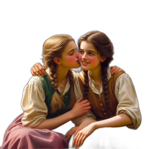 face, oil painting, photorealistic, concept art transparent PNG cut-out