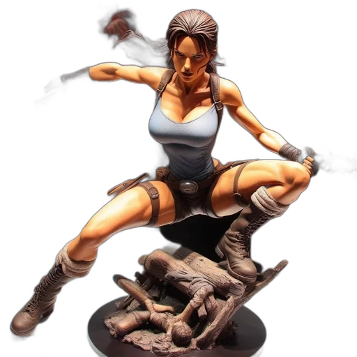 comic book art, concept art, fantasy art, 3d render transparent PNG cut-out