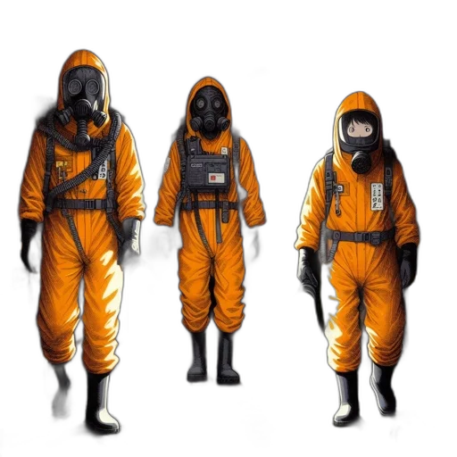 jacket, concept art, cyberpunk, comic book art transparent PNG cut-out