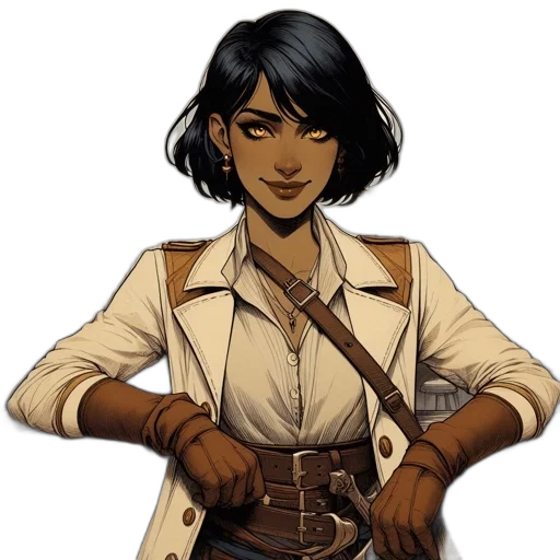 staff, jacket, weapon, concept art transparent PNG cut-out