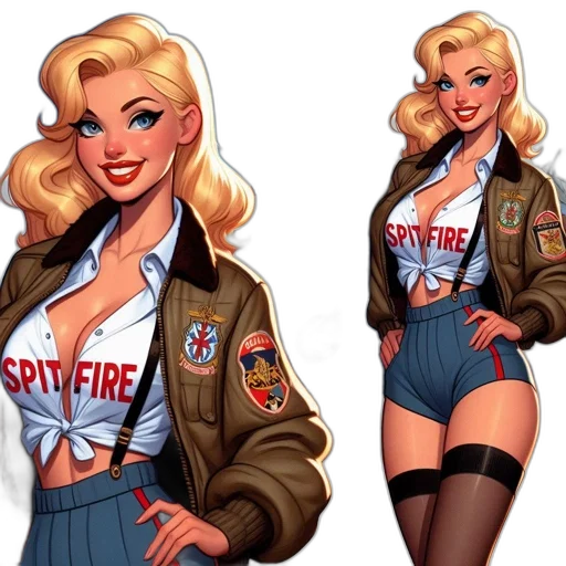 jacket, comic book art, concept art, cartoon transparent PNG cut-out