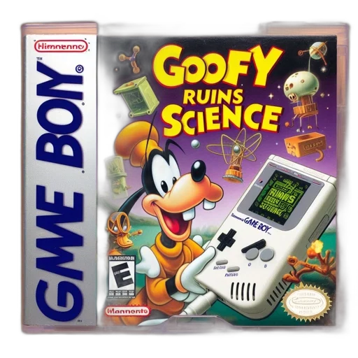 goofy, ruins, science, game transparent PNG cut-out
