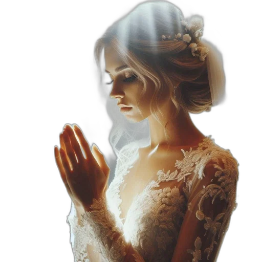 dress, jewelry, crown, photorealistic transparent PNG cut-out