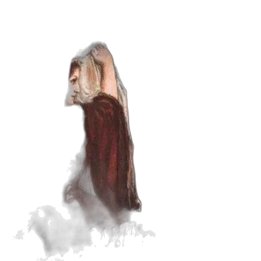 creature, mask, hair, face transparent PNG cut-out