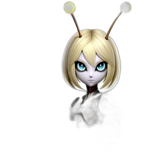 mask, robot, creature, staff transparent PNG cut-out