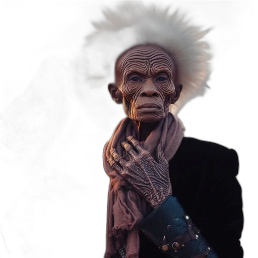 mask, face, creature, staff transparent PNG cut-out