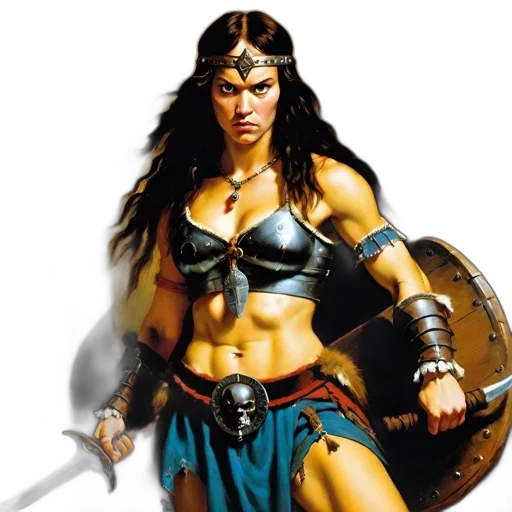 fantasy art, comic book art, concept art, photorealistic transparent PNG cut-out