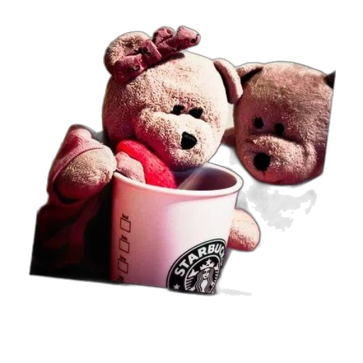 3d render, photorealistic, two, teddy transparent PNG cut-out